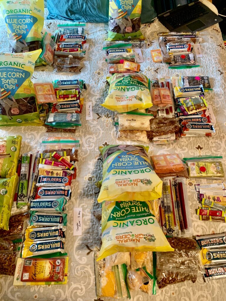 How to Pack the Right Amount of Backpacking Food 5 weeks in the Grand Canyon Katie Gerber